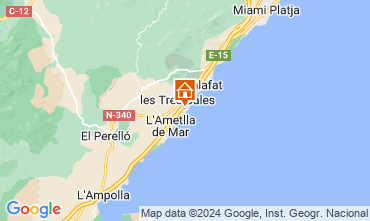 Mapa L'Ametlla de Mar Chalet 122276