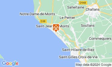 Mapa Saint Jean de Monts Casa 40409