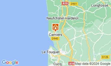 Mapa Le Touquet Villa 113294