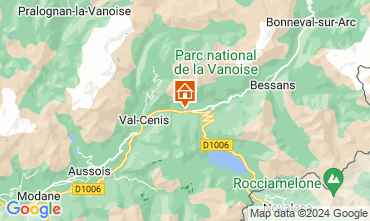 Mapa Val Cenis Chalet 3253