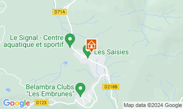 Mapa Les Saisies Apartamento 26913