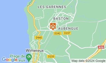 Mapa Wimereux Casa 122449