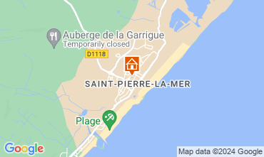 Mapa Saint Pierre la Mer Villa 118321