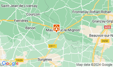 Mapa La Rochelle Casa rural 121375