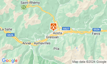 Mapa Aosta Apartamento 124490