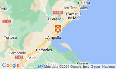 Mapa L'Ampolla Villa 9907