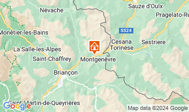 Mapa Montgenvre Chalet 56206
