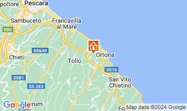 Mapa Ortona Casa 55524