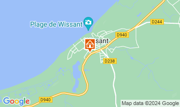 Mapa Wissant Casa rural 128102