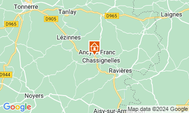 Mapa Ancy-le-Franc Casa 128781