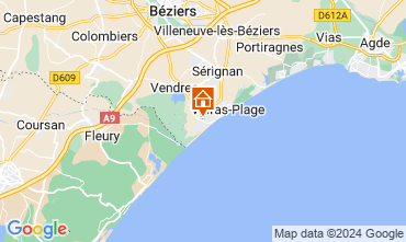 Mapa Valras-Plage Villa 114999