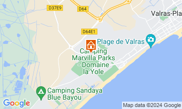 Mapa Valras-Plage Villa 114999