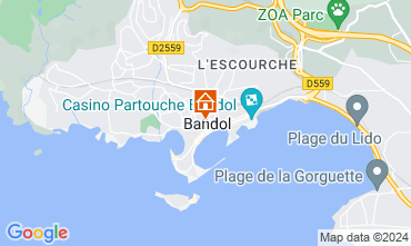 Mapa Bandol Apartamento 54516