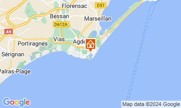 Mapa Cap d'Agde Apartamento 112300