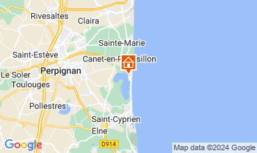 Mapa Canet-en-Roussillon Mobil home 123672