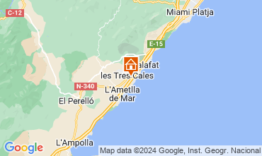 Mapa L'Ametlla de Mar Villa 9665