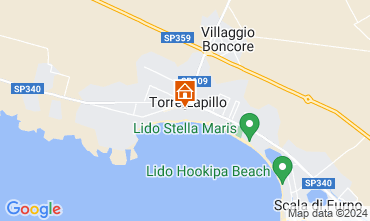 Mapa Porto Cesareo Apartamento 125561