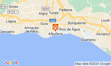 Mapa Albufeira Apartamento 129147