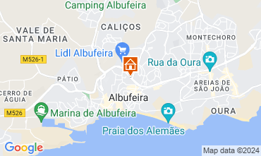 Mapa Albufeira Apartamento 129147