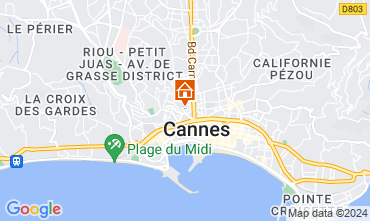 Mapa Cannes Apartamento 40957