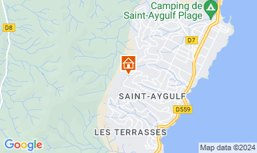 Mapa Saint Aygulf Villa 121101
