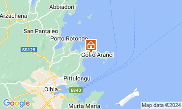 Mapa Golfo Aranci Apartamento 74921