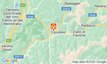 Mapa Ville di Fiemme Apartamento 25965