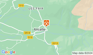 Mapa Ancelle Chalet 116834