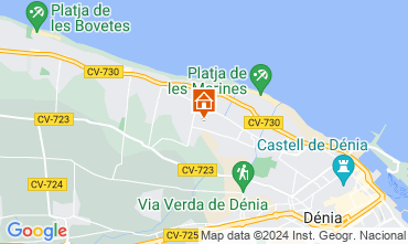 Mapa Denia Casa 124765