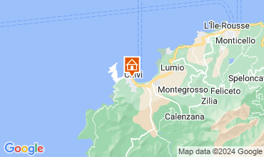 Mapa Calvi Apartamento 128803