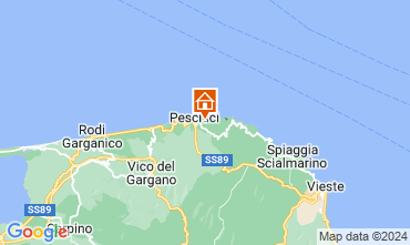 Mapa Peschici Apartamento 76980