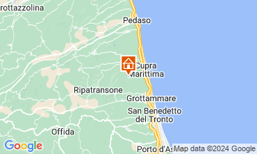 Mapa Cupra Marittima Apartamento 54986