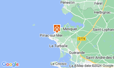 Mapa Piriac sur Mer Villa 128769