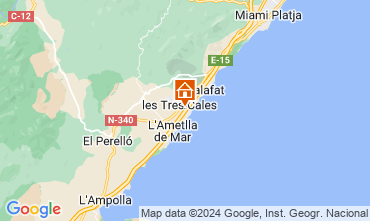 Mapa L'Ametlla de Mar Chalet 126894