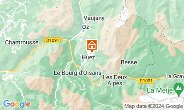 Mapa Alpe d'Huez Apartamento 123705