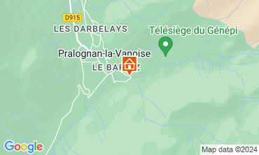 Mapa Pralognan la Vanoise Chalet 74329