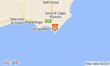 Mapa Isola di Capo Rizzuto Apartamento 63782