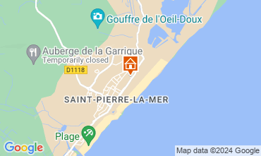 Mapa Saint Pierre la Mer Apartamento 76471