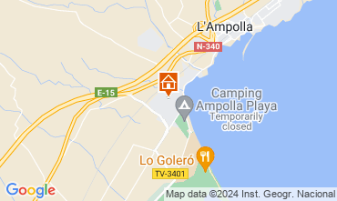 Mapa L'Ampolla Villa 59145