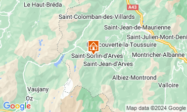 Mapa Saint Sorlin d'Arves Estudio 2689