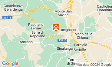Mapa Rapolano Terme Casa 127918