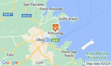 Mapa Olbia Apartamento 100077