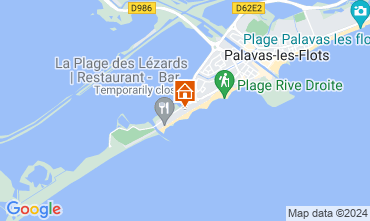 Mapa Palavas-les-Flots Apartamento 127636