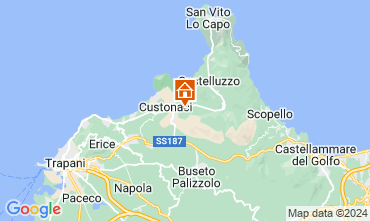 Mapa Custonaci Casa 53144