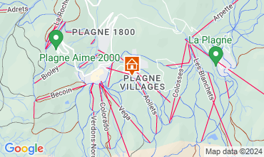 Mapa La Plagne Apartamento 126180