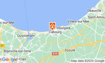 Mapa Cabourg Apartamento 62963