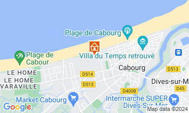 Mapa Cabourg Apartamento 62963