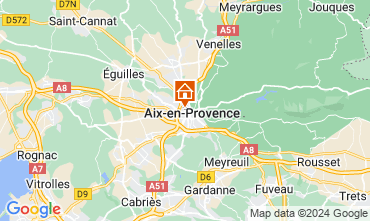Mapa Aix en Provence Apartamento 125790