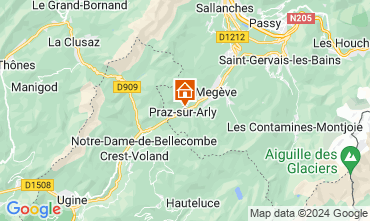 Mapa Praz sur Arly Estudio 92363