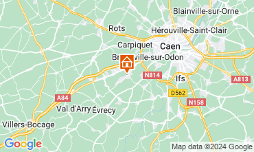 Mapa Caen Casa rural 107559